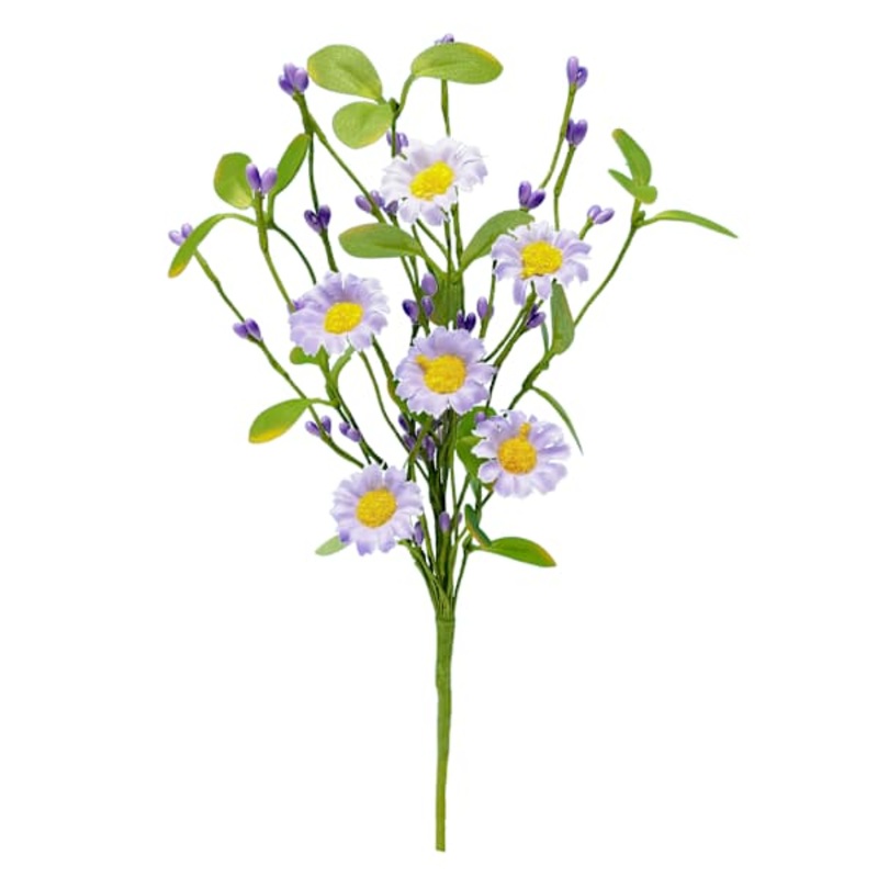 Purple Daisy Floral Pick, 12″
