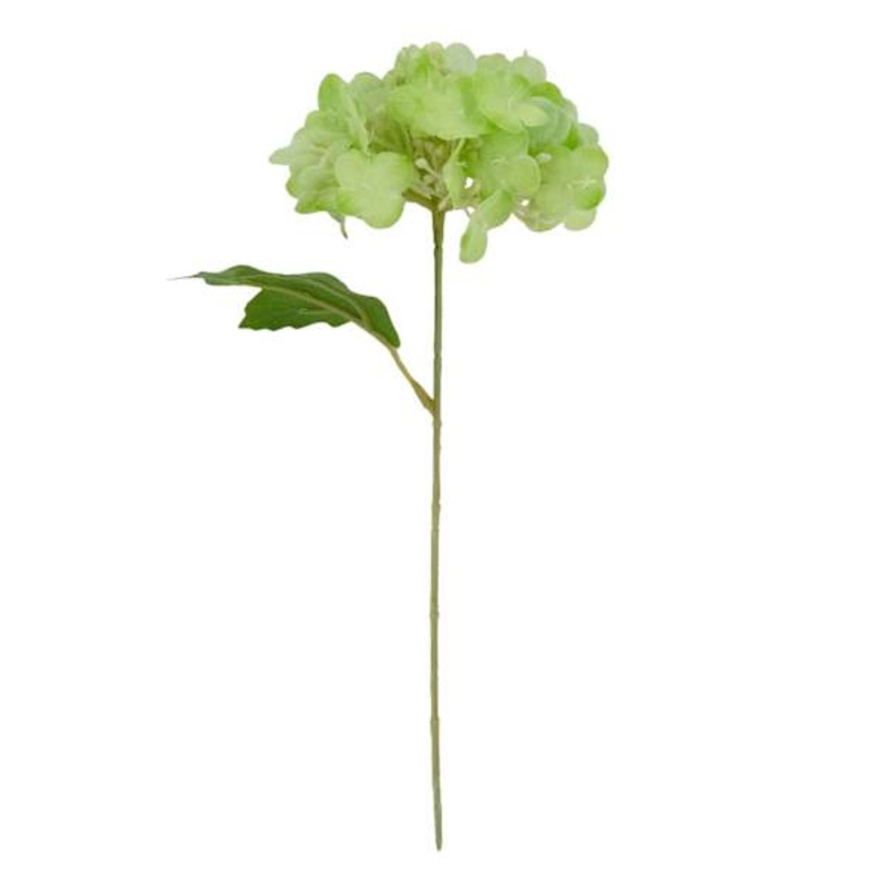 Green Mini Hydrangea Pick, 10″