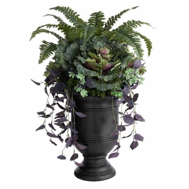 Grim Gardens Mixed Leaves Arrangement, 30″