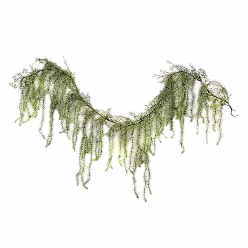 Grim Gardens Moss Garland, 72″