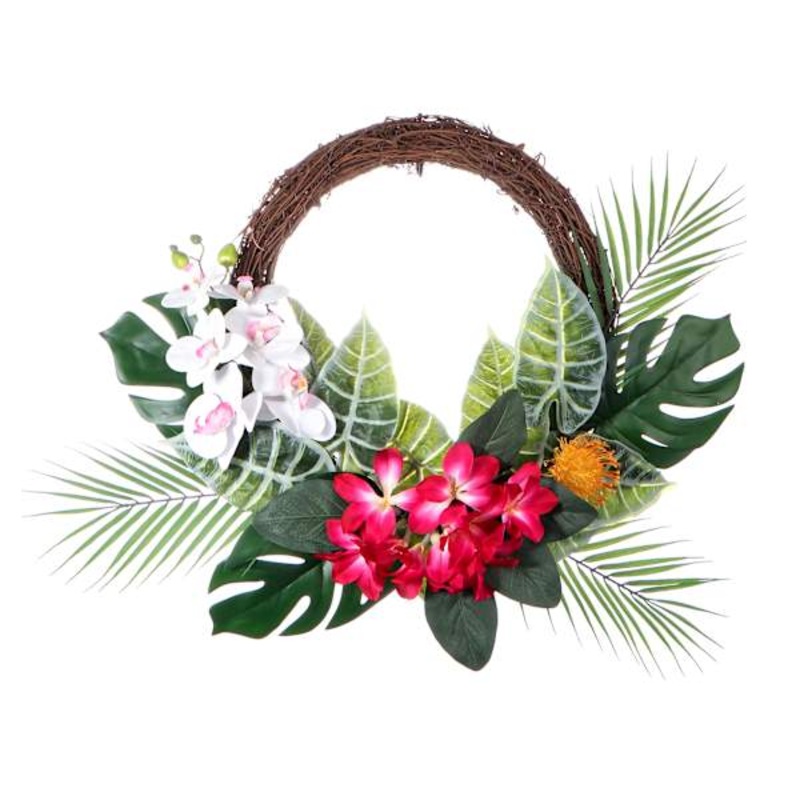 Hylaea Plants Half Wreath, 22″