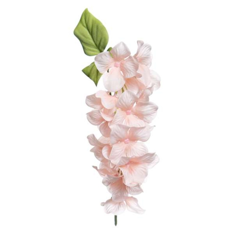 Light Pink Hanging Hydrangea Pick, 18″