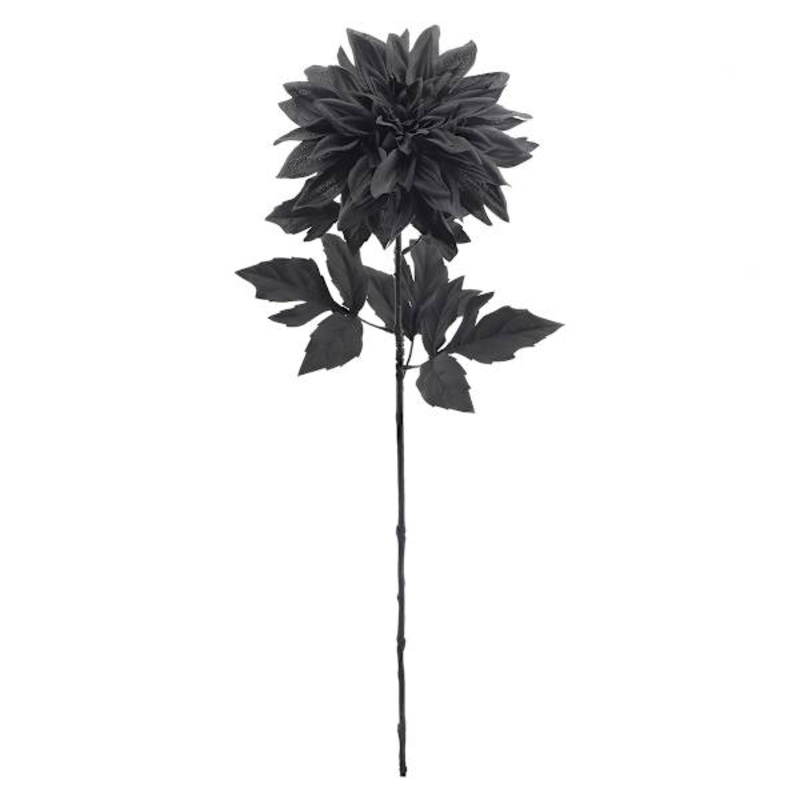 Midnight Shadows Black Dahlia Floral Stem, 30″
