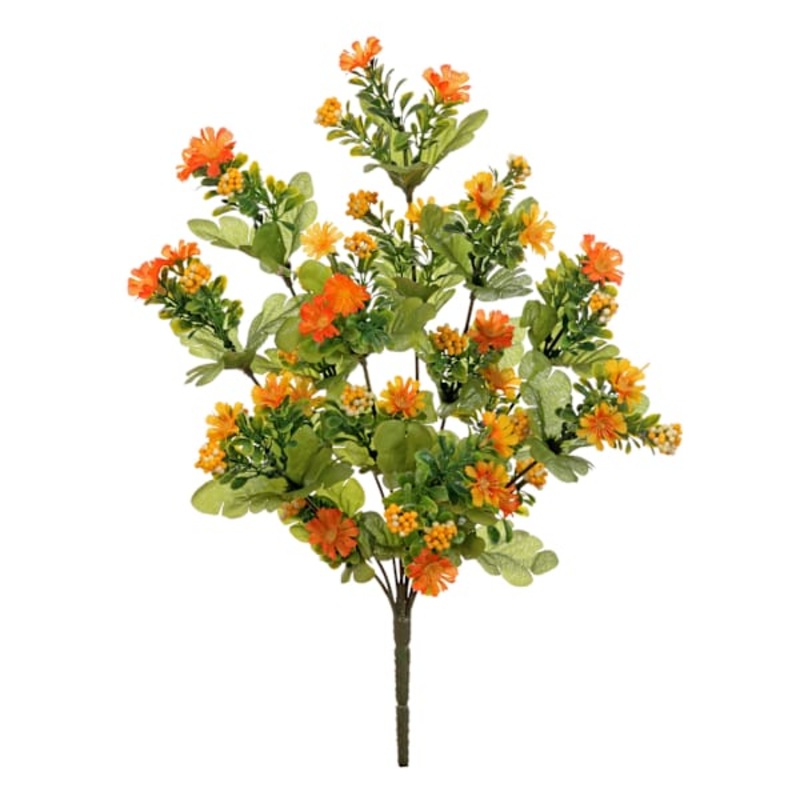 Orange Honeysuckle & Berry Spray, 18″