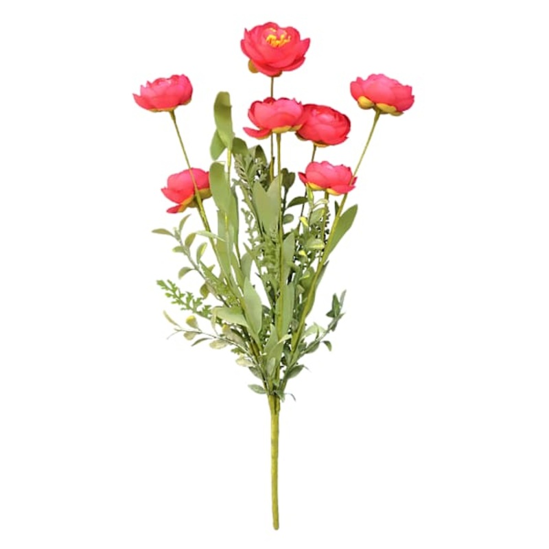 Pink Floral Spray, 21″