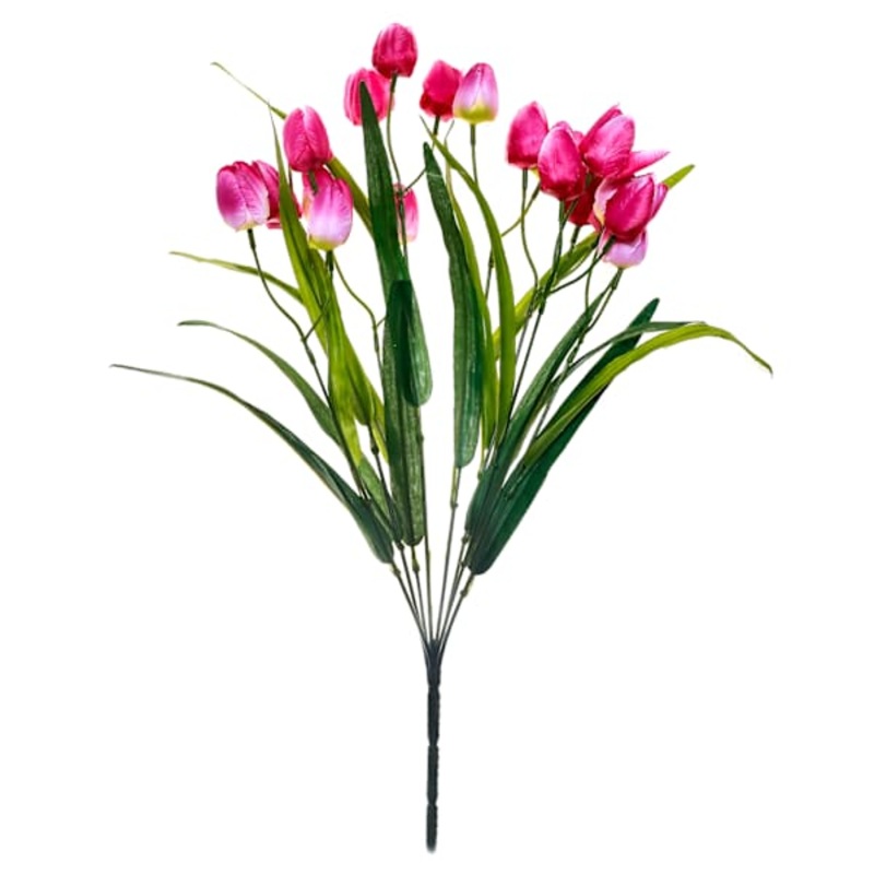 Pink Mini Tulip Floral Spray, 21″
