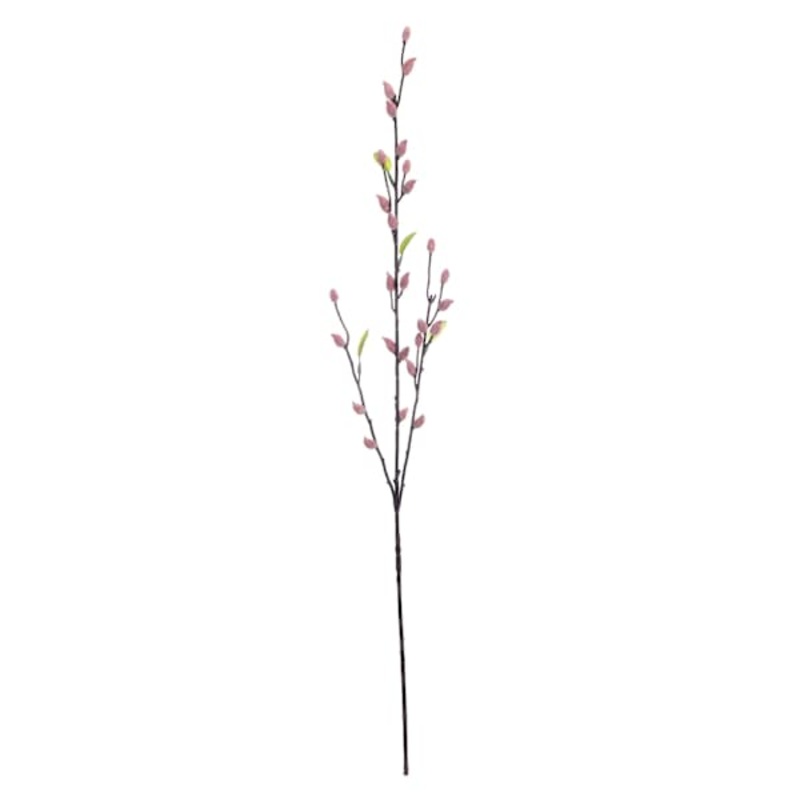 Pink Pussy Willow Floral Spray, 32.5″