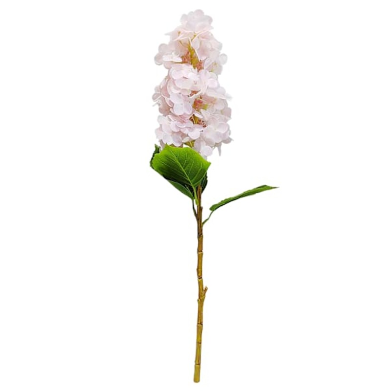 Pink Real Feel Fabric Cone Hydrangea Stem, 24″