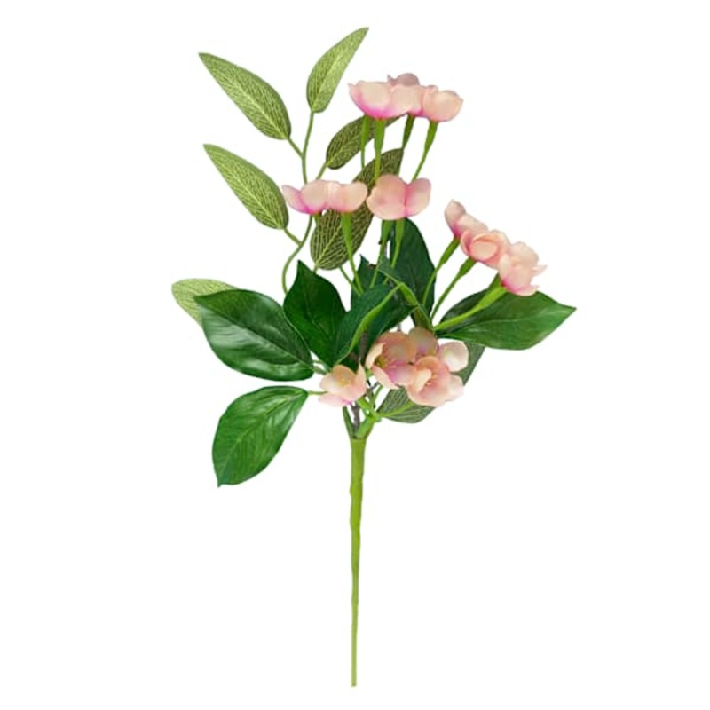 Pink Wild Flower Pick, 13″
