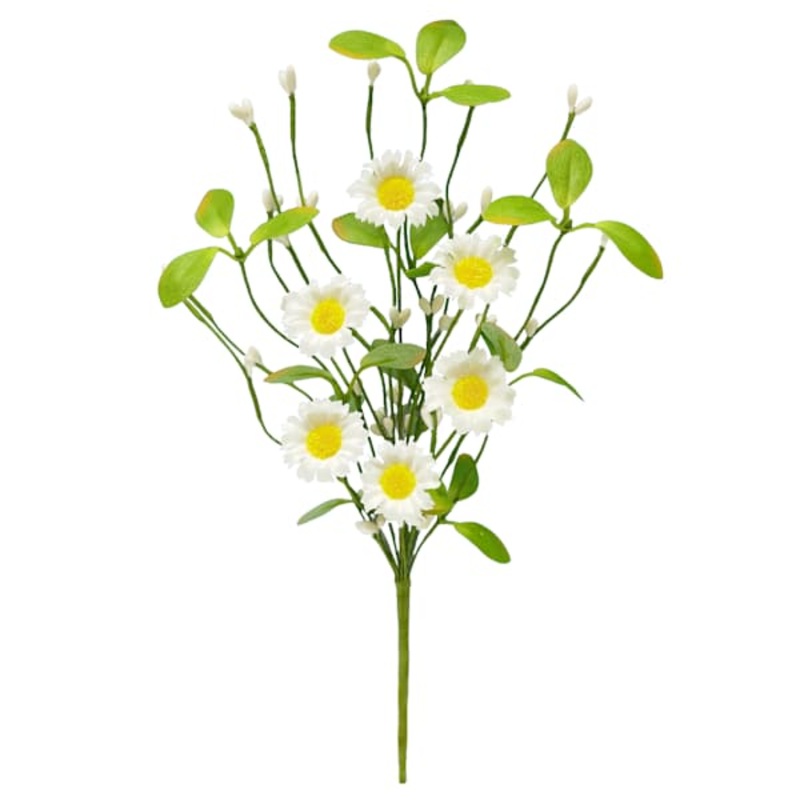 Cream Daisy Floral Pick, 12″