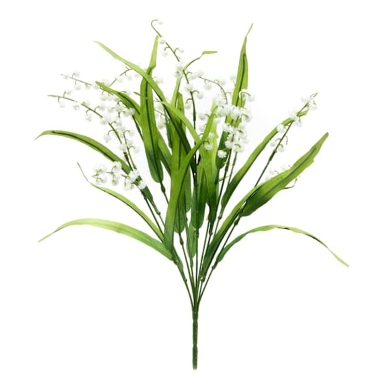 Green Gypsophila Floral Spray, 18.5″