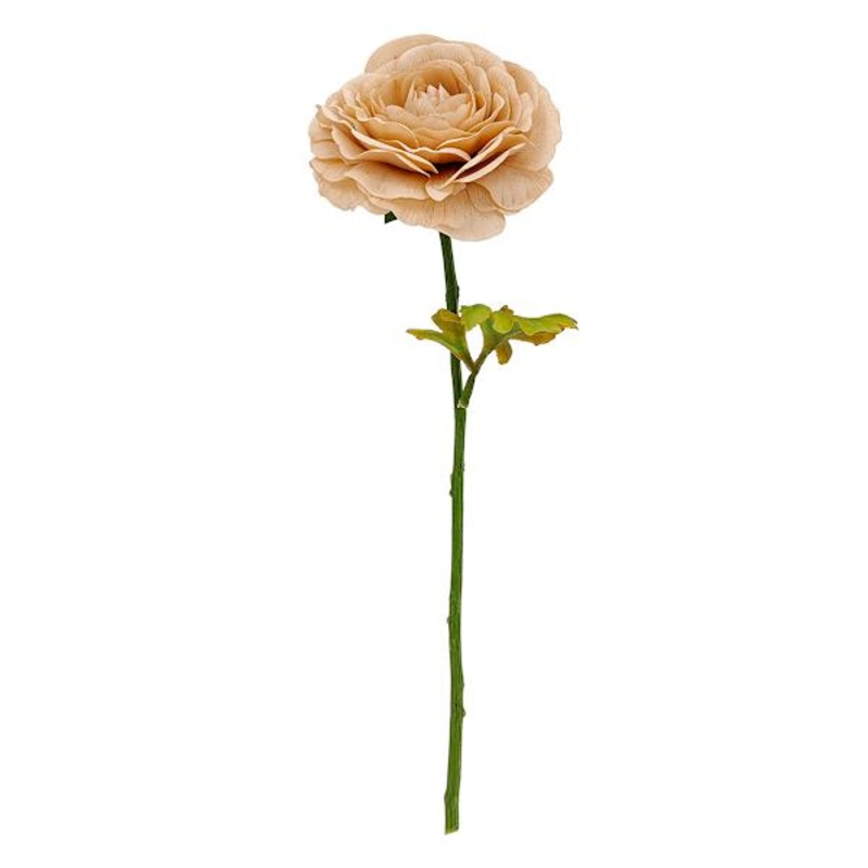 Pink Real Feel Fabric Ranunculus Floral Pick, 12″