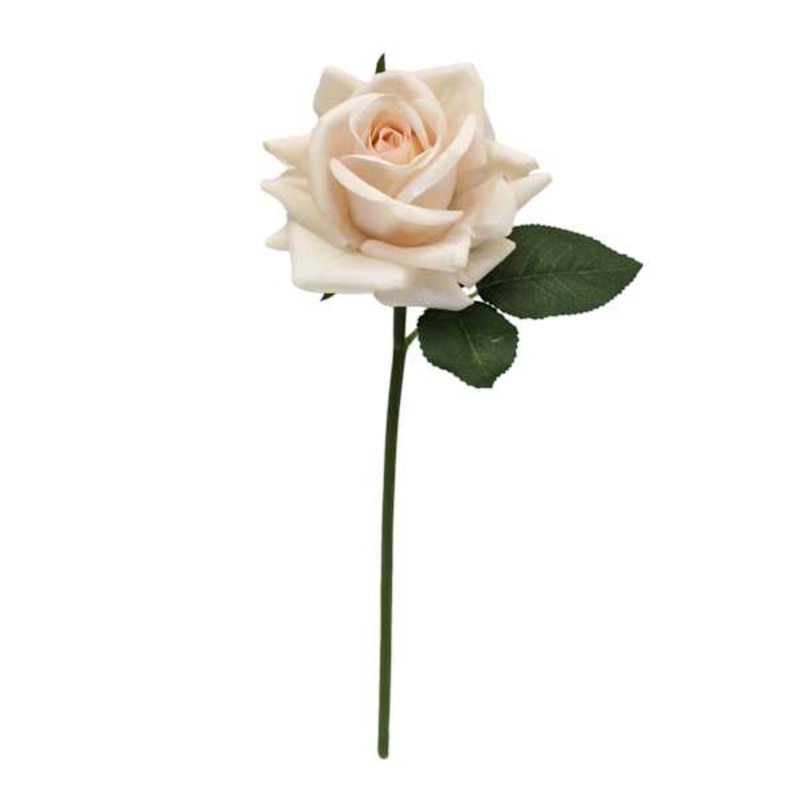 Soft Pink Real Touch Rose Floral Pick, 12″