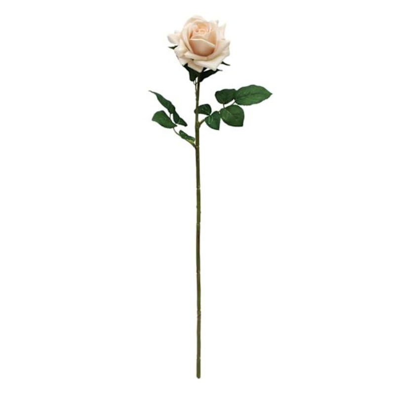 Soft Pink Real Touch Rose Floral Pick, 25.6″