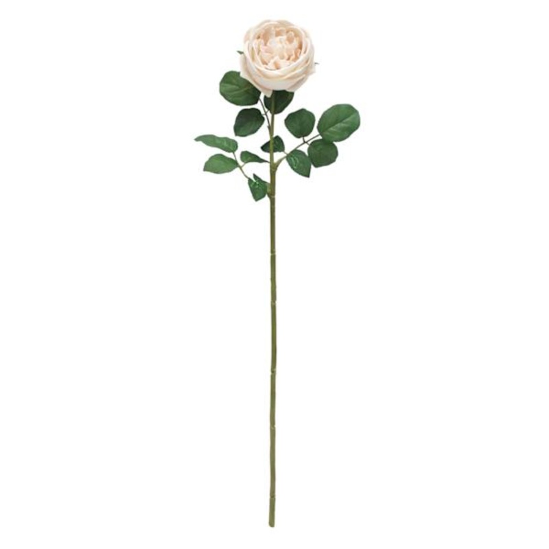 Soft Pink Real Touch Rose Floral Stem, 25.6″