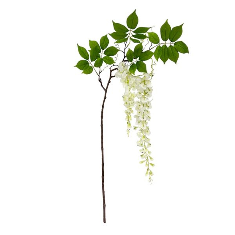 White Pea Blossom Branch, 54″