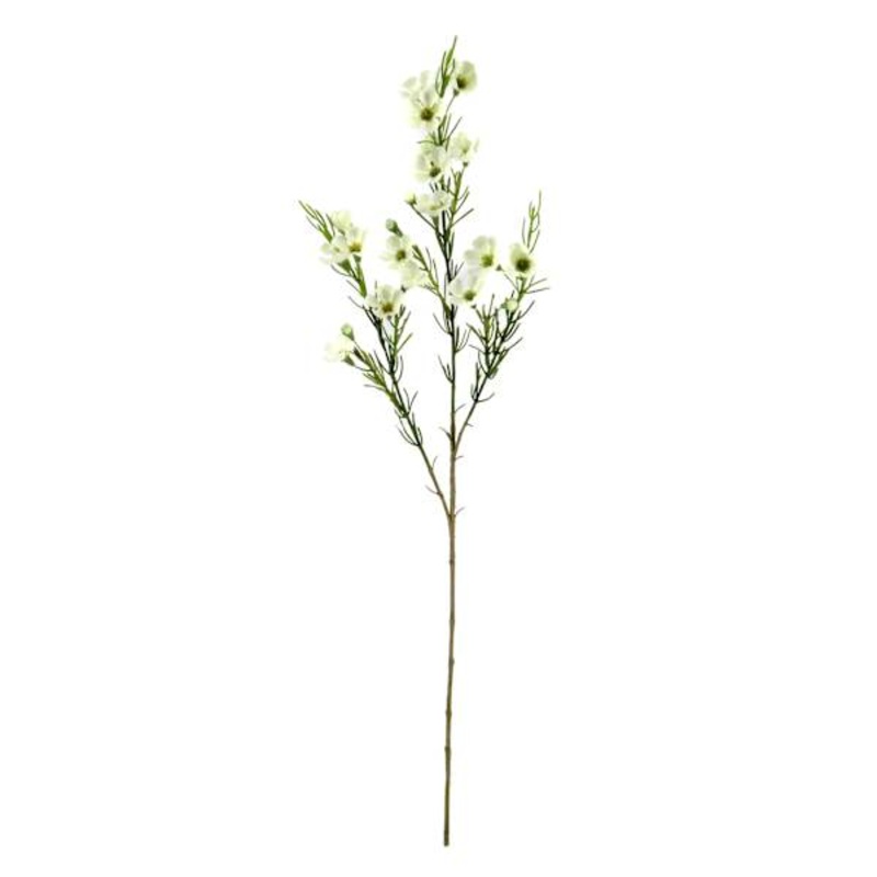 White Waxflower Floral Spray, 30″