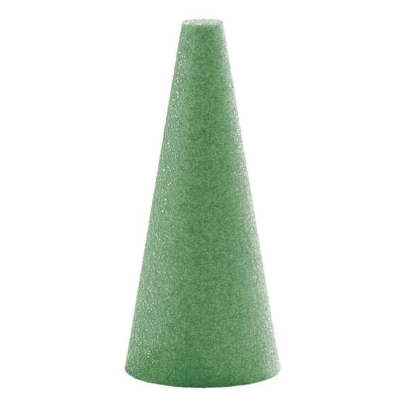 Green Floral Foam Cone, 12×4