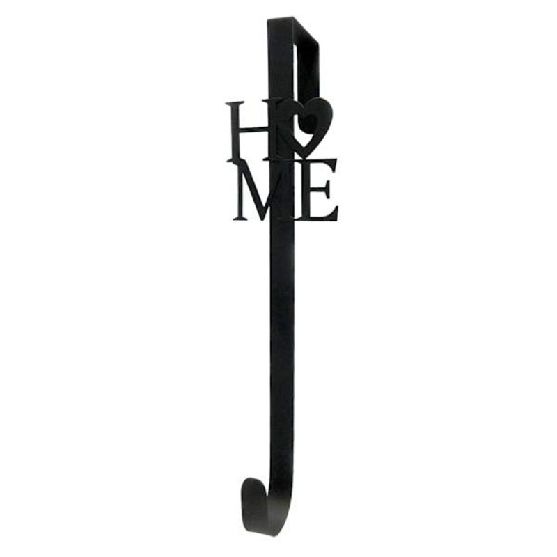 Home Metal Over the Door Wreath Hanger, 15″