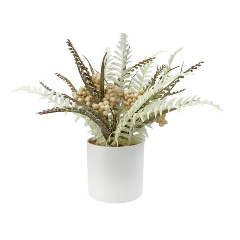 Fern in Melamine Pot, 10.5″