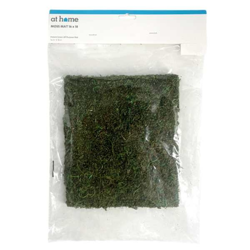 Green Moss Mat with Glue, 16×18