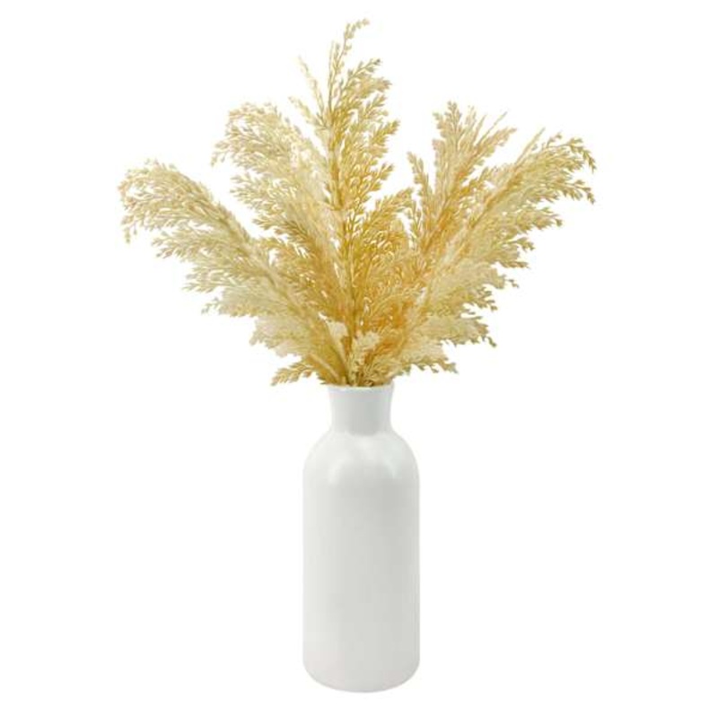 Pampas Grass in Ceramic Pot, 20″